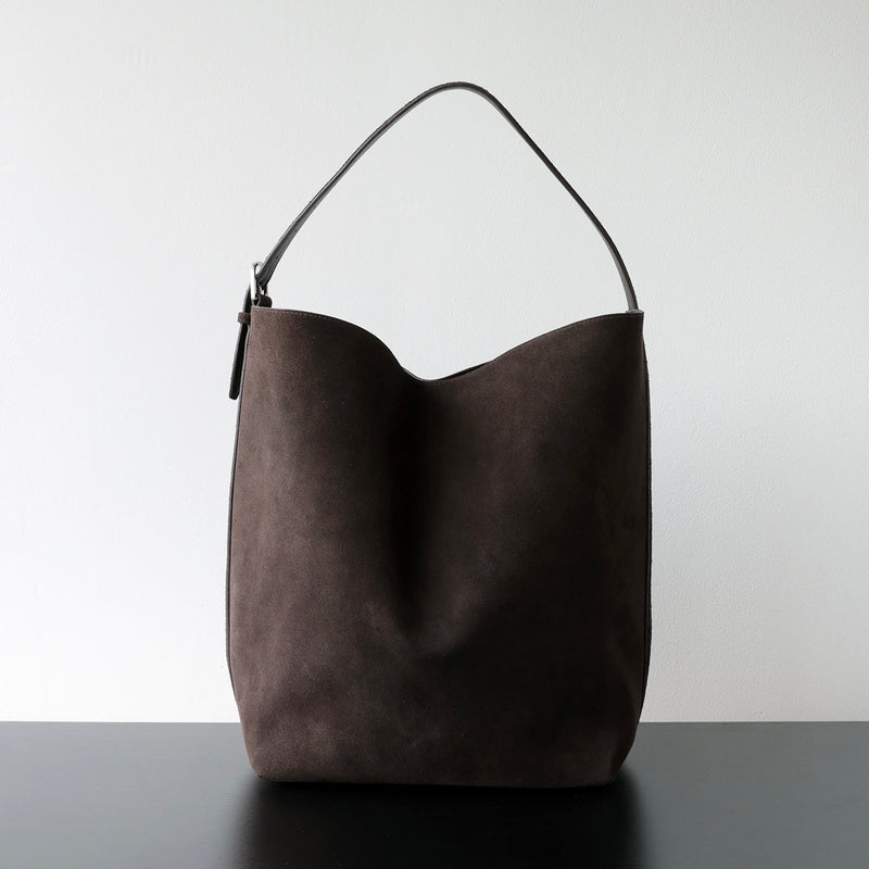 Full-Grain Leather Bag | SuedeTote