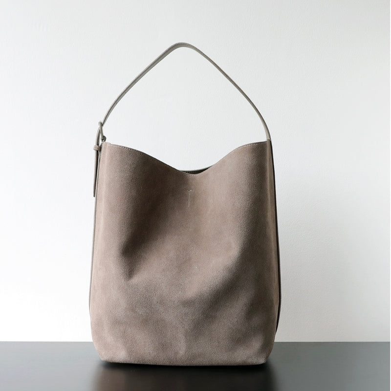 Full-Grain Leather Bag | SuedeTote