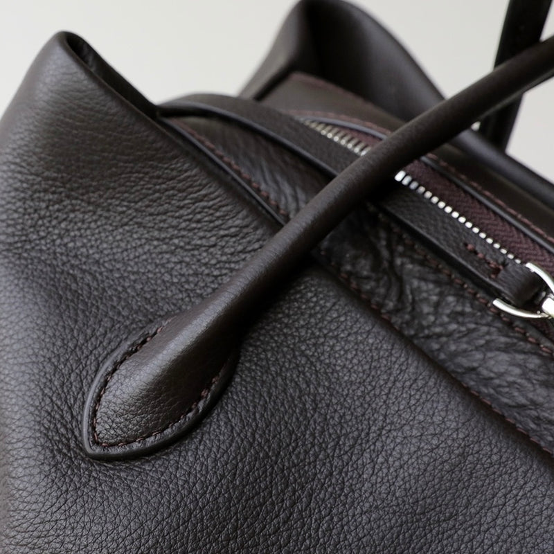 Kaelin｜Suede bag  | Full-Grain Leather Bag