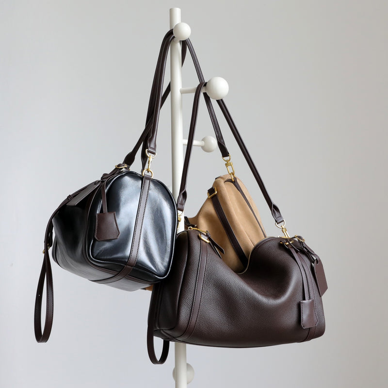 Full-Grain Leather bag | Boston pillow