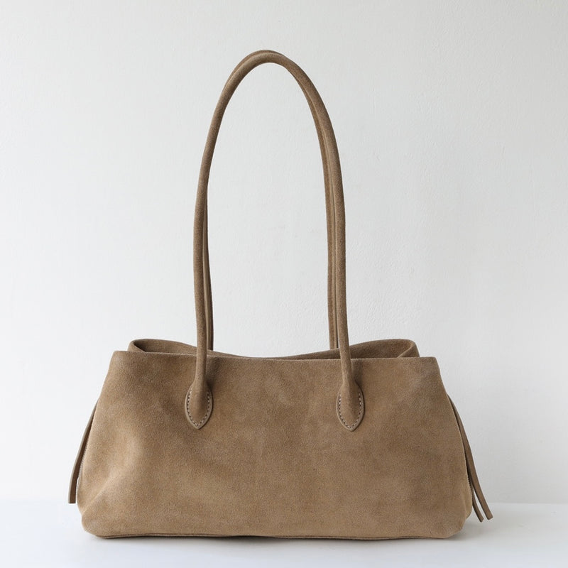 Kaelin｜Suede bag  | Full-Grain Leather Bag
