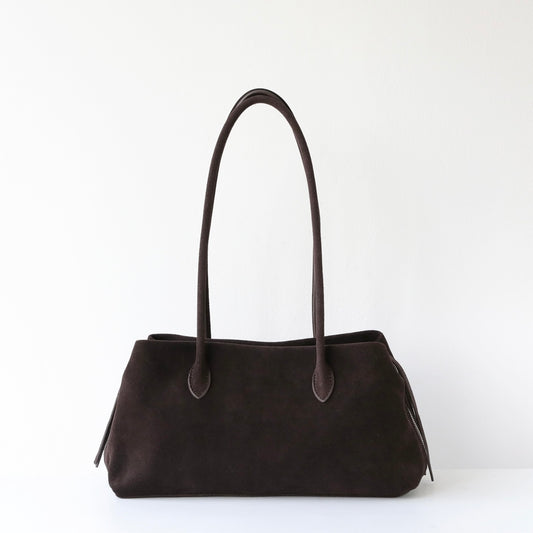 Kaelin｜Suede bag  | Full-Grain Leather Bag