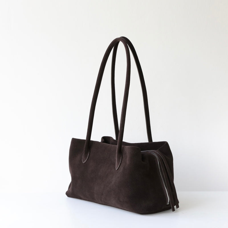 Kaelin｜Suede bag  | Full-Grain Leather Bag