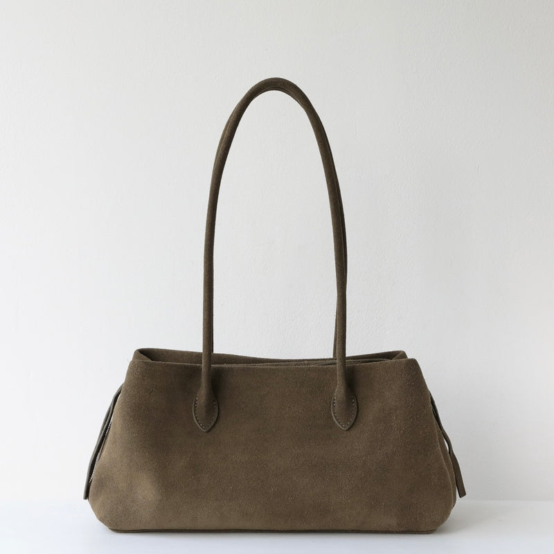 Kaelin｜Suede bag  | Full-Grain Leather Bag