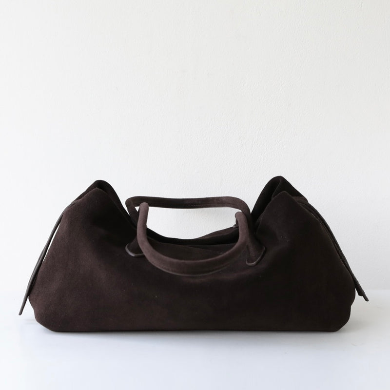 Kaelin｜Suede bag  | Full-Grain Leather Bag
