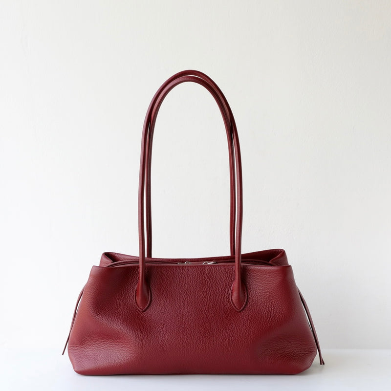 Kaelin｜Suede bag  | Full-Grain Leather Bag