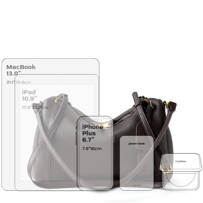 Full-Grain Leather bag | Boston pillow