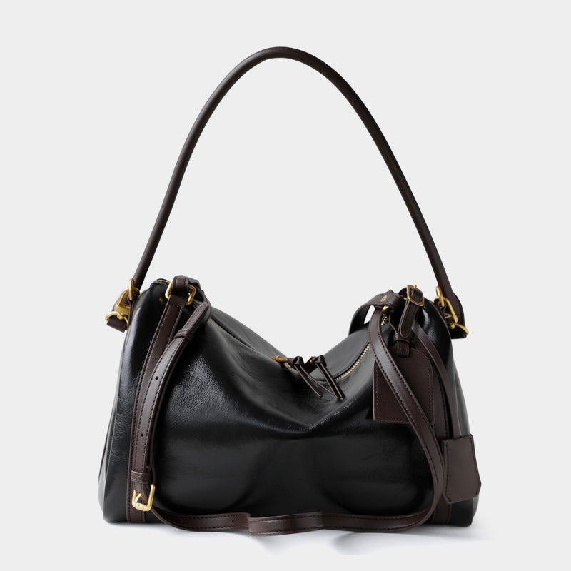 Full-Grain Leather bag | Boston pillow