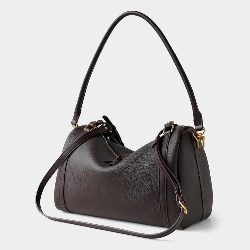 Full-Grain Leather bag | Boston pillow