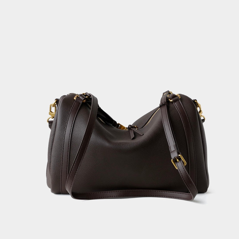 Full-Grain Leather bag | Boston pillow