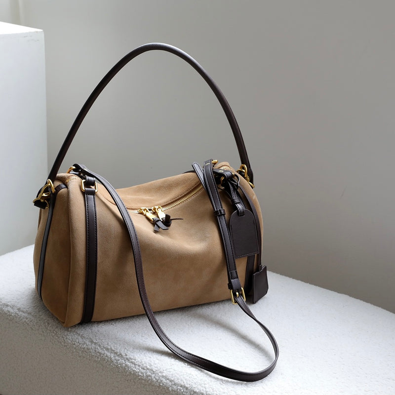 Full-Grain Leather bag | Boston pillow