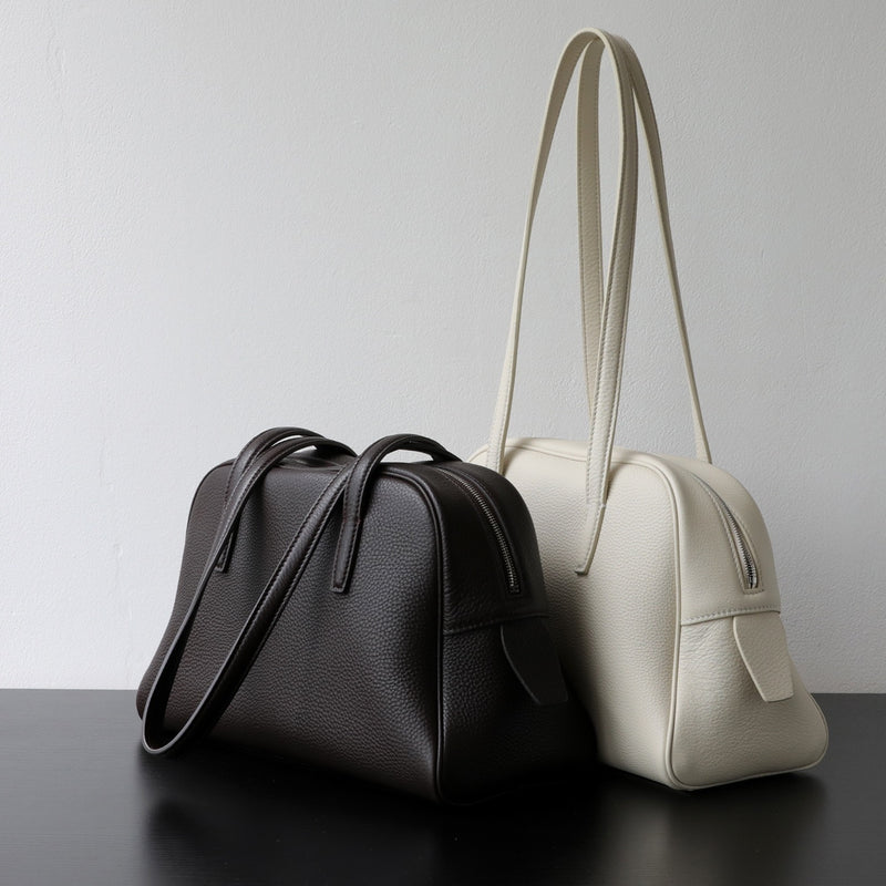 Full-grain leather Bag | Minimalist Refine Duo