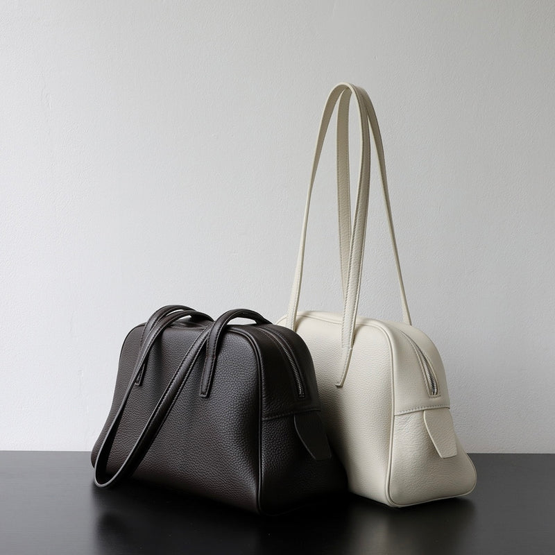 Full-grain leather Bag | Minimalist Refine Duo