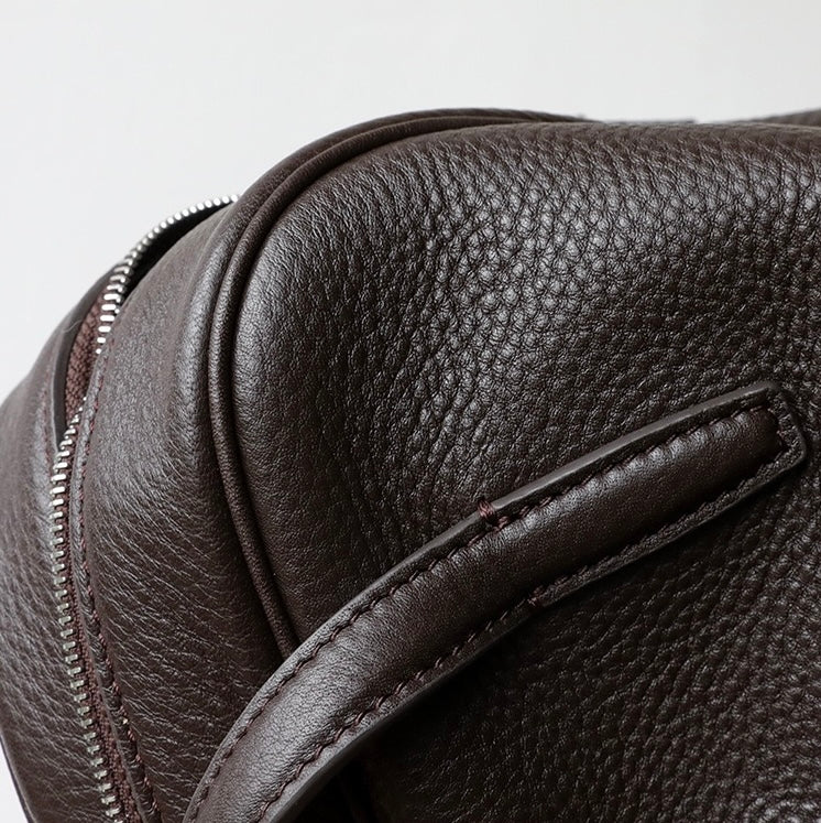 Full-grain leather Bag | Minimalist Refine Duo