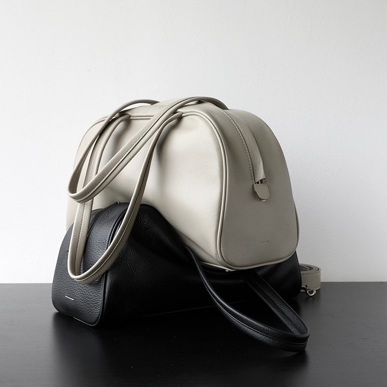 Full-Grain Leather Bag | Plush Boston