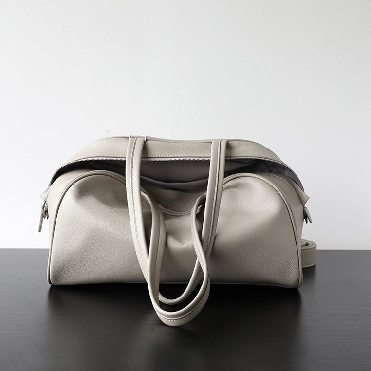 Full-Grain Leather Bag | Plush Boston