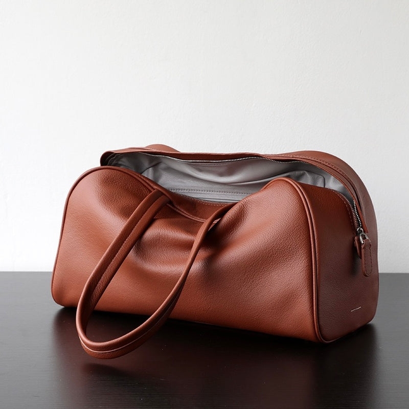 Full-Grain Leather Bag | Plush Boston