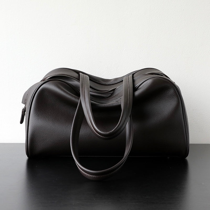 Full-Grain Leather Bag | Plush Boston