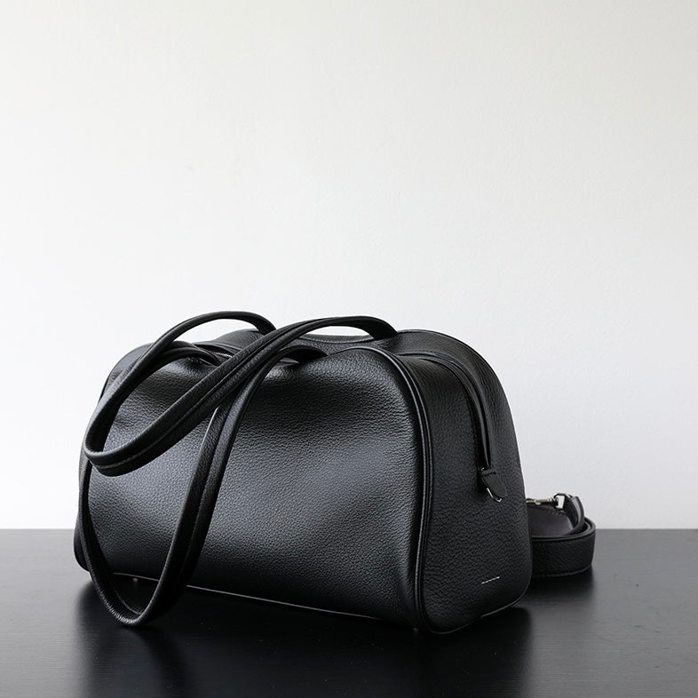 Full-Grain Leather Bag | Plush Boston