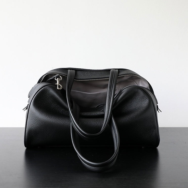 Full-Grain Leather Bag | Plush Boston