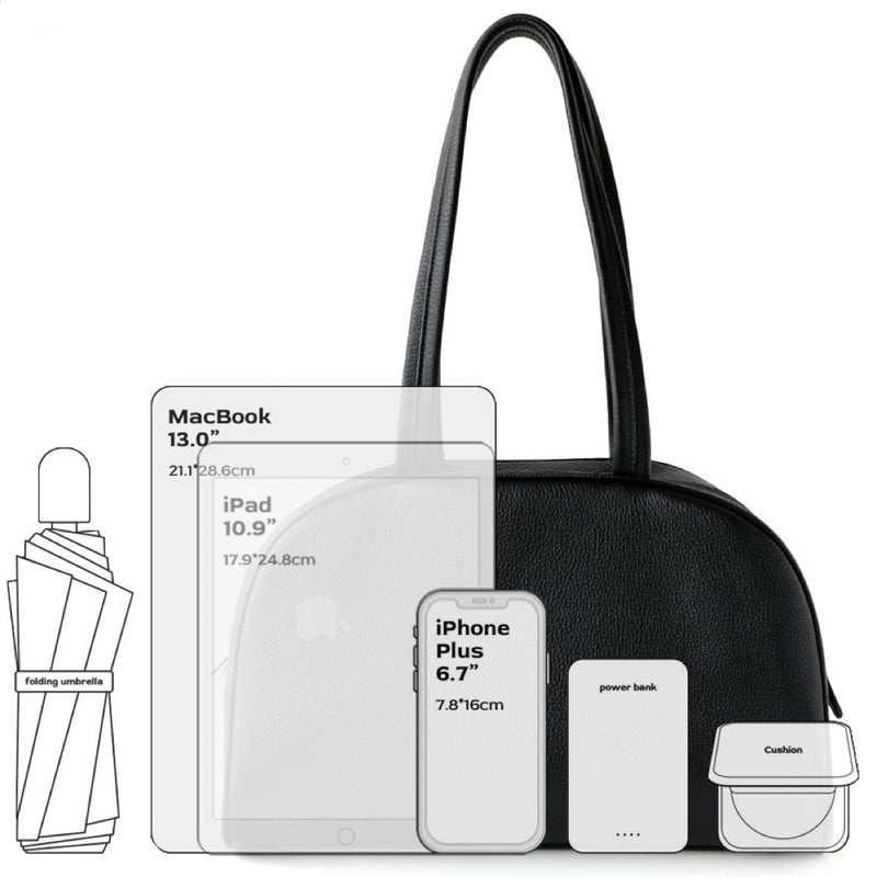 Full-Grain Leather Bag | Plush Boston