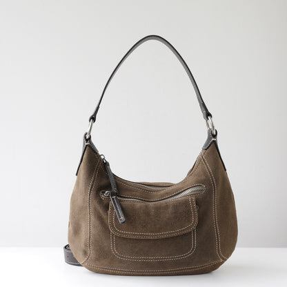Loden｜Suede bag  | Cowhide Bag