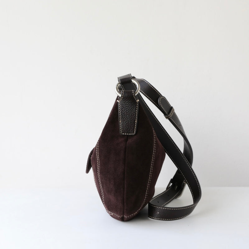 Loden｜Suede bag  | Cowhide Bag