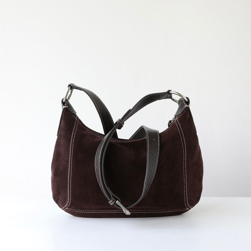 Loden｜Suede bag  | Cowhide Bag