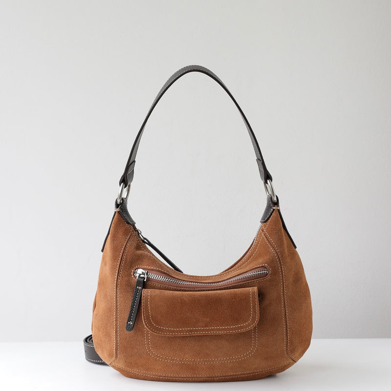 Loden｜Suede bag  | Cowhide Bag