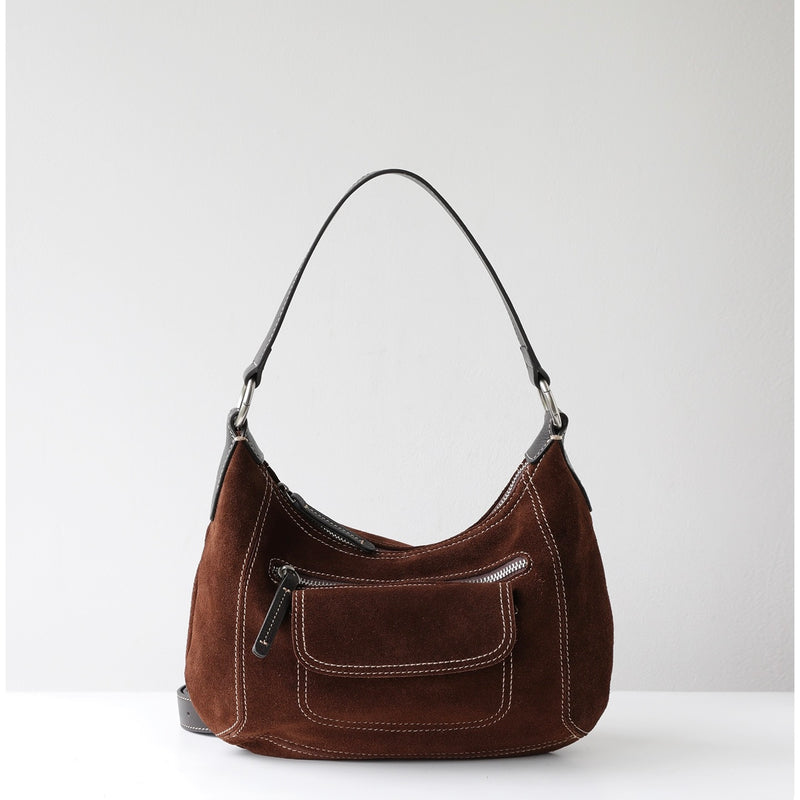 Loden｜Suede bag  | Cowhide Bag