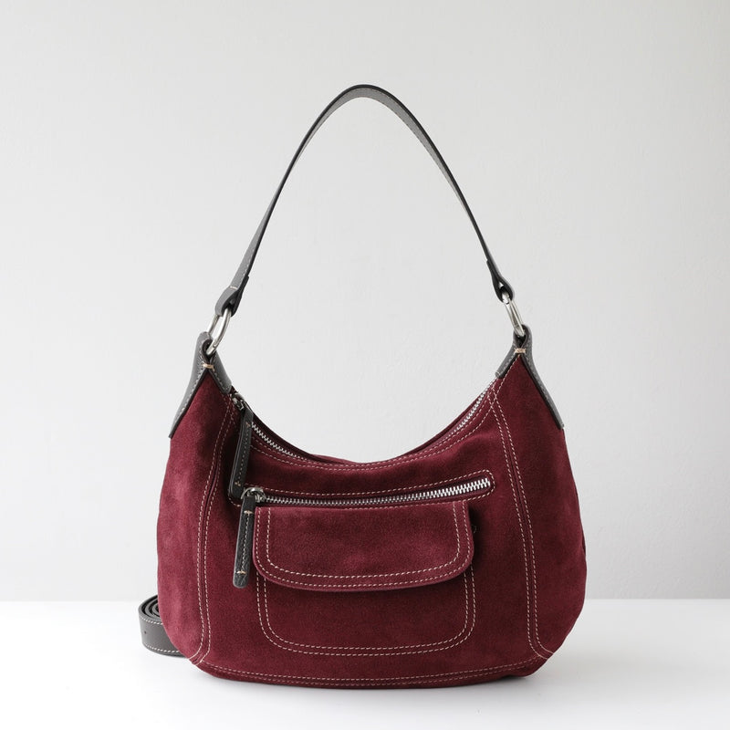 Loden｜Suede bag  | Cowhide Bag