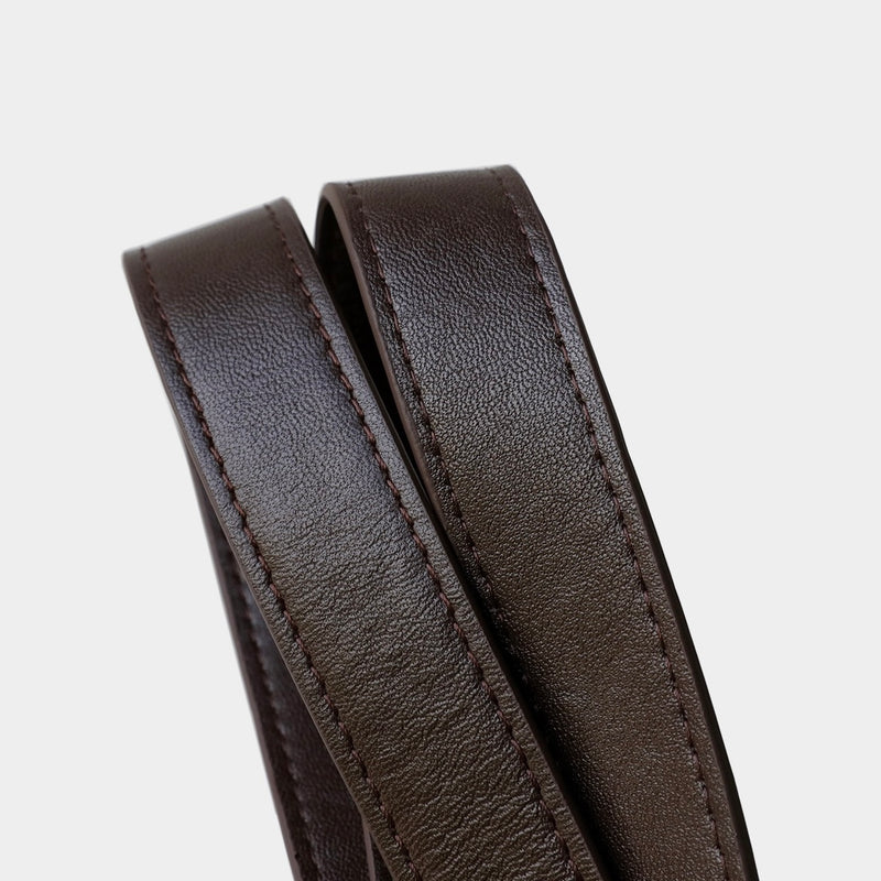 Vegetable-Tanned Cowhide and Canvas Tote Bag ｜Olive