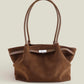 Nubuck Leather Tote Bag｜Mocha Tote
