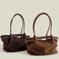 Nubuck Leather Tote Bag｜Mocha Tote