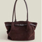 Nubuck Leather Tote Bag｜Mocha Tote