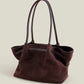 Nubuck Leather Tote Bag｜Mocha Tote
