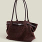 Nubuck Leather Tote Bag｜Mocha Tote