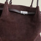 Nubuck Leather Tote Bag｜Mocha Tote