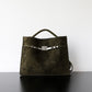 Cowhide Suede Leather Bag｜Velvet Echo