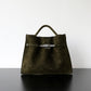 Cowhide Suede Leather Bag｜Velvet Echo