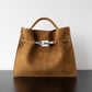 Cowhide Suede Leather Bag｜Velvet Echo