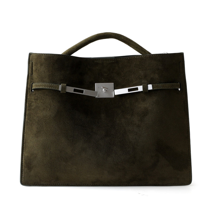 Cowhide Suede Leather Bag｜Velvet Echo