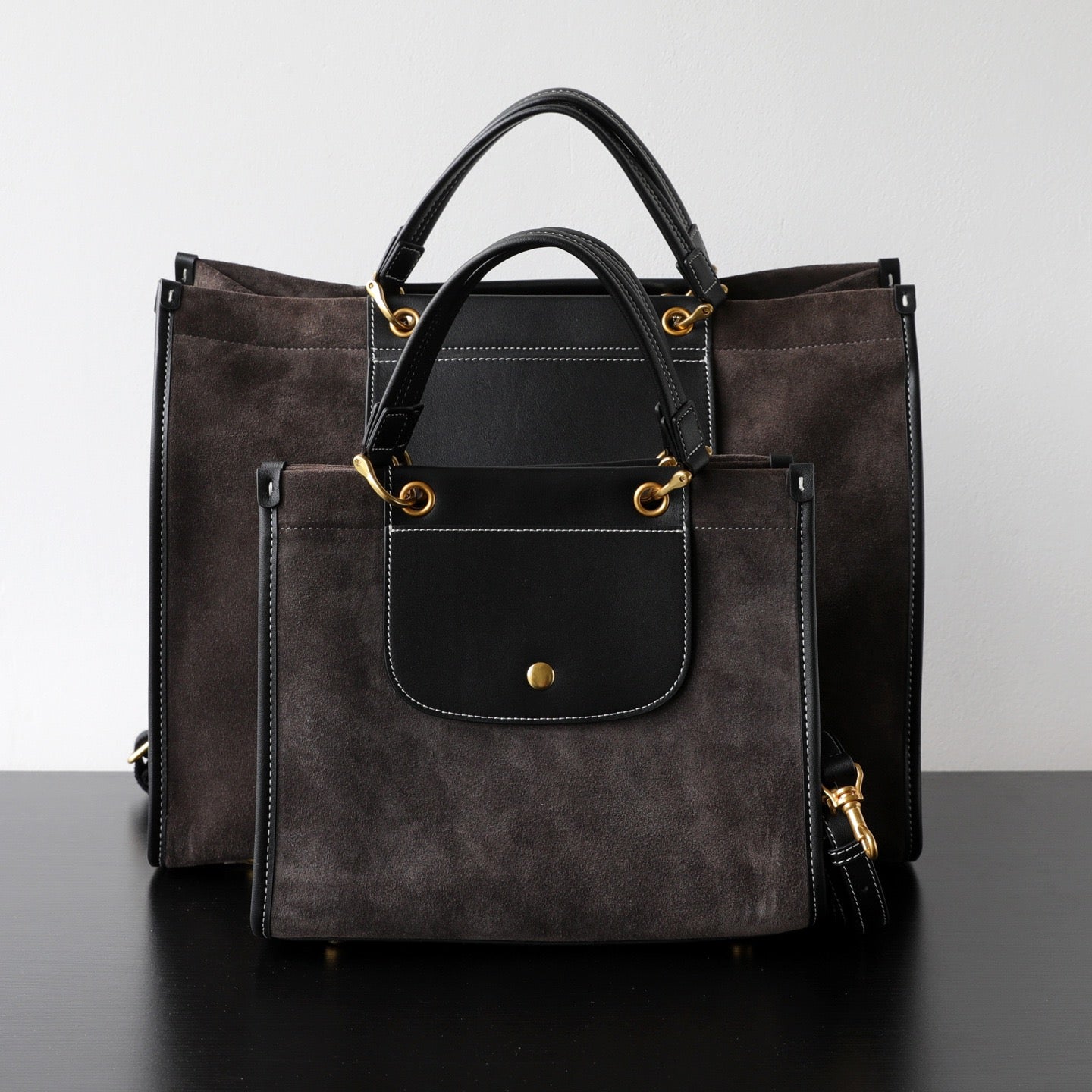 Nubuck Leather Briefcase｜SuedeTrek