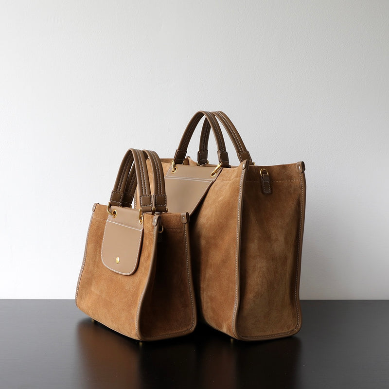 Nubuck Leather Briefcase｜SuedeTrek