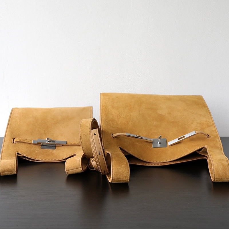Suede Leather Tote Bag｜Nomad