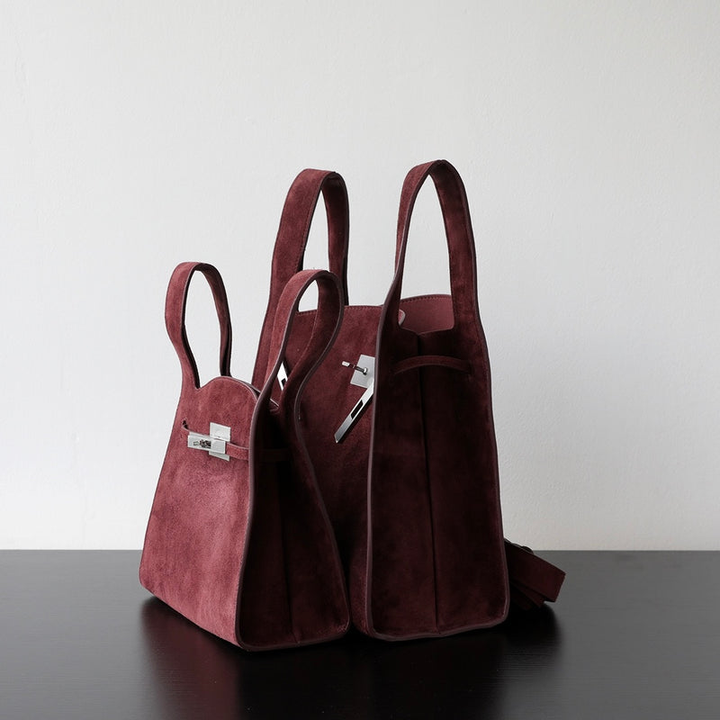 Suede Leather Tote Bag｜Nomad