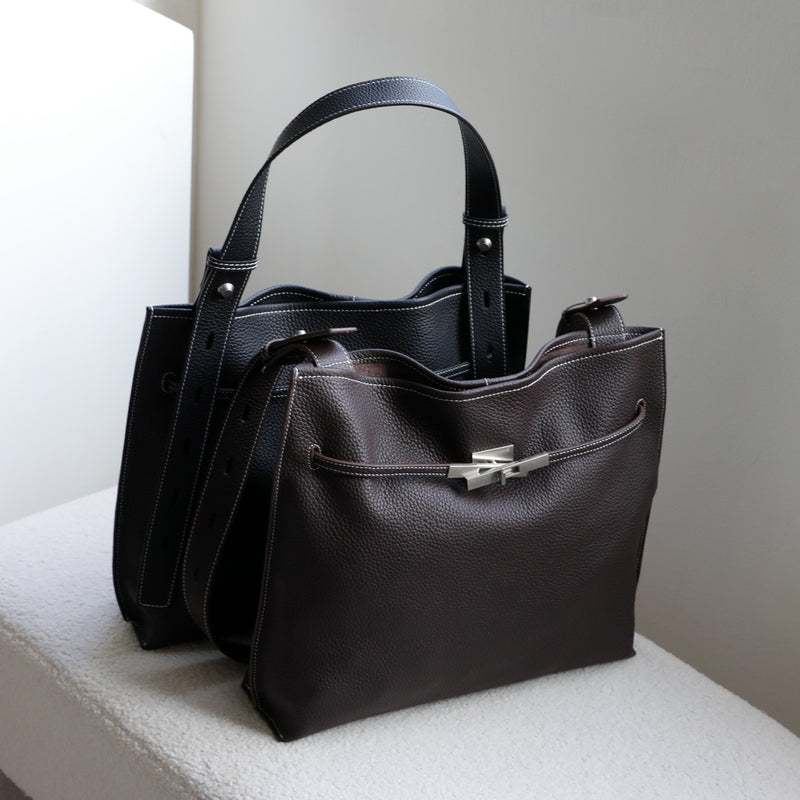 Full-Grain Leather Bag | The Slim