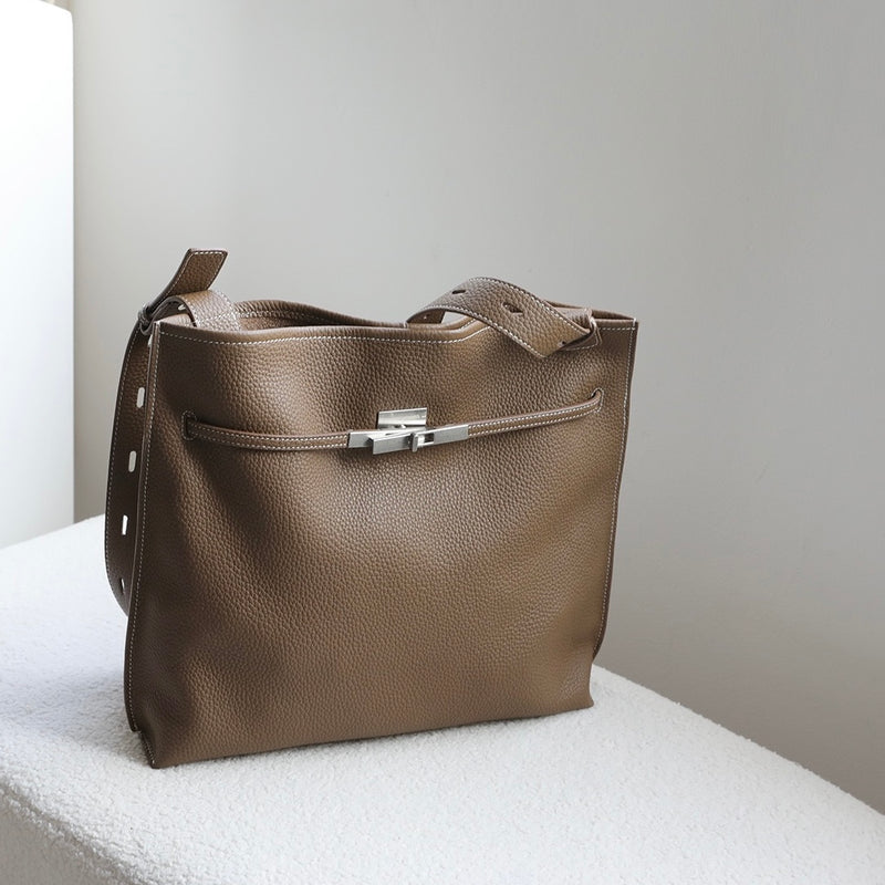 Full-Grain Leather Bag | The Slim