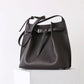 Full-grain leather Bucket bag｜Casual Simplicity