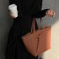 Full-grain leather bag | Structured tote bag |The tote